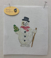 Vintage Snowman with Pipe