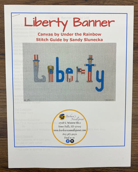 "Liberty" Banner Stitch Guide