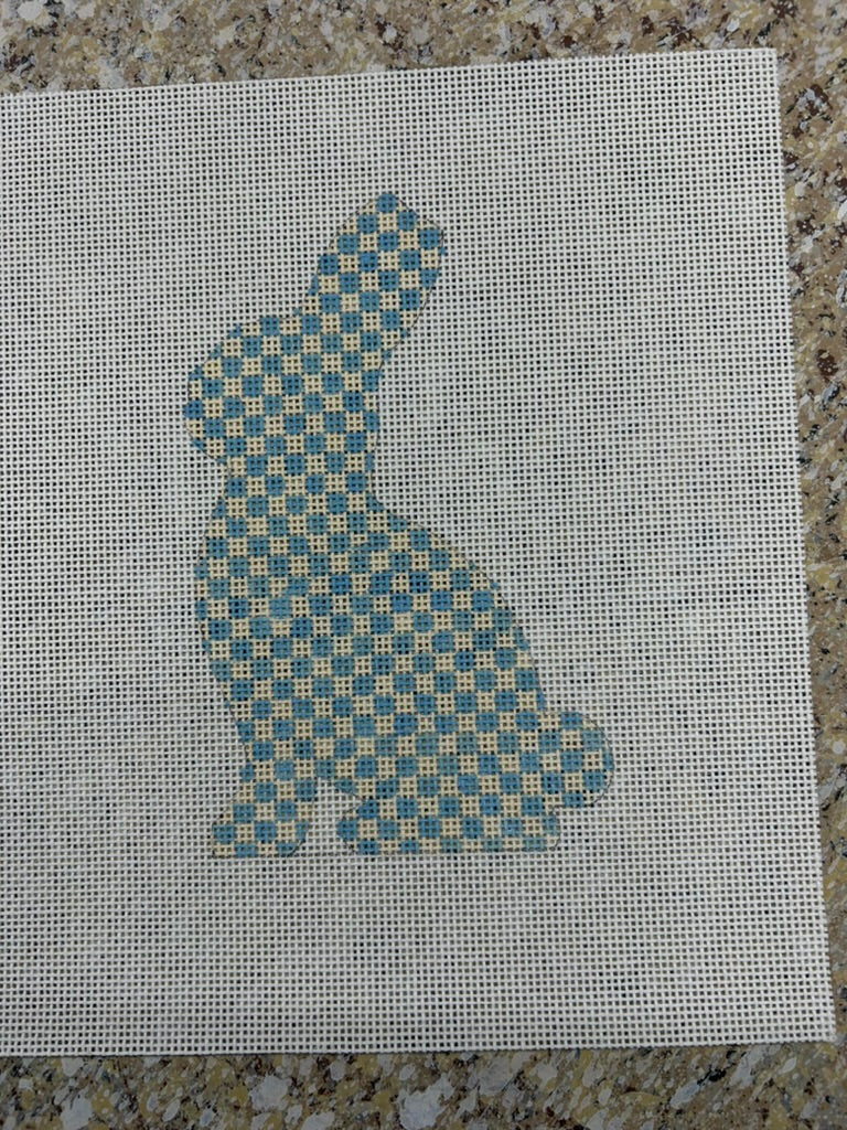 Ann Hanson Bunny - Blue and Cream