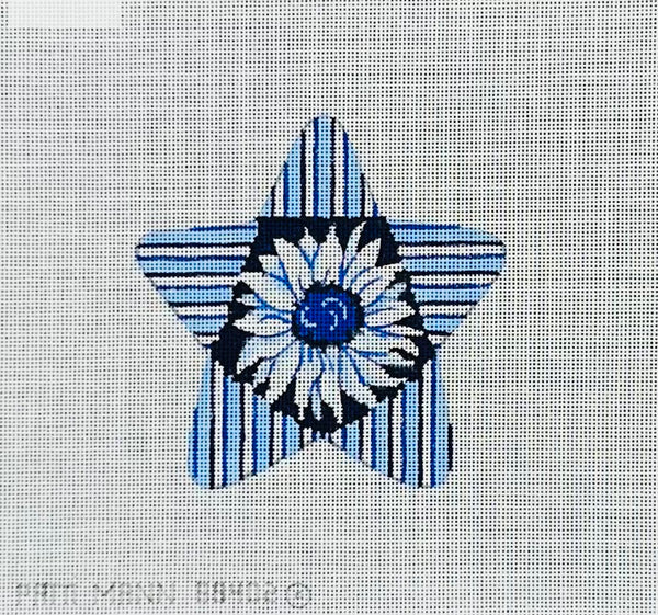 Blue and White Star #2