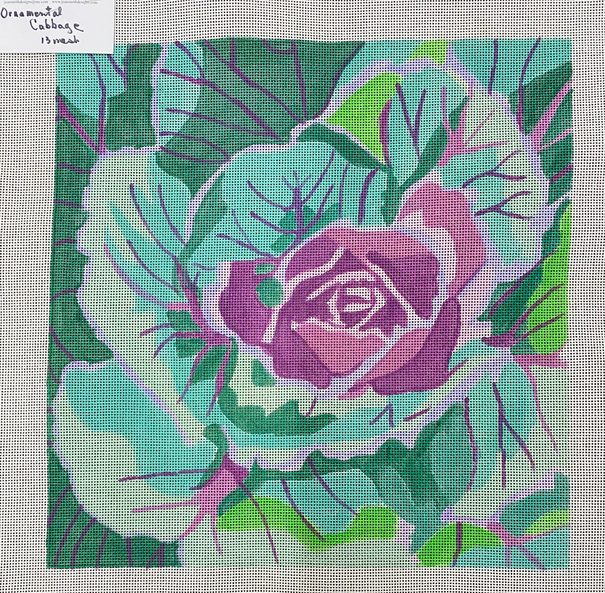 Ornamental Cabbage Barbara's Needlepoint