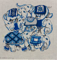 Blue/White Elephants