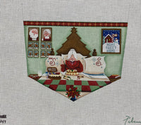 Stitching in Bed Stocking Cuff