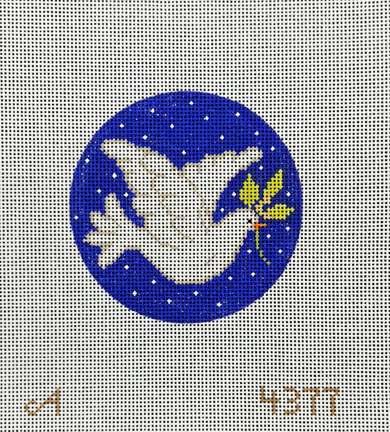 Amanda Lawford Dove and Olive Branch Round