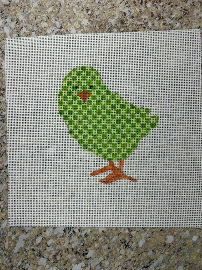 Ann Hanson's Critters - Green Chick