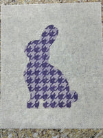 Ann's Silhouette Bunny - purple family