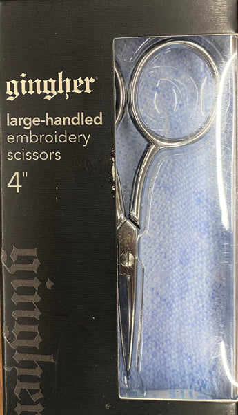 Gingher Large Handled Embroidery Scissors - 4"