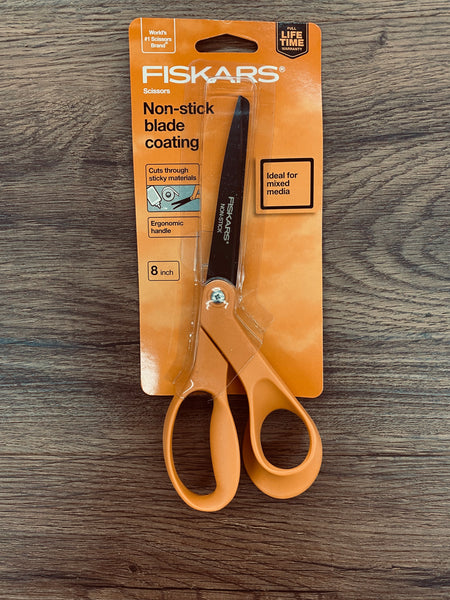 Fiskars 8 inch Non-stick Blade Scissors