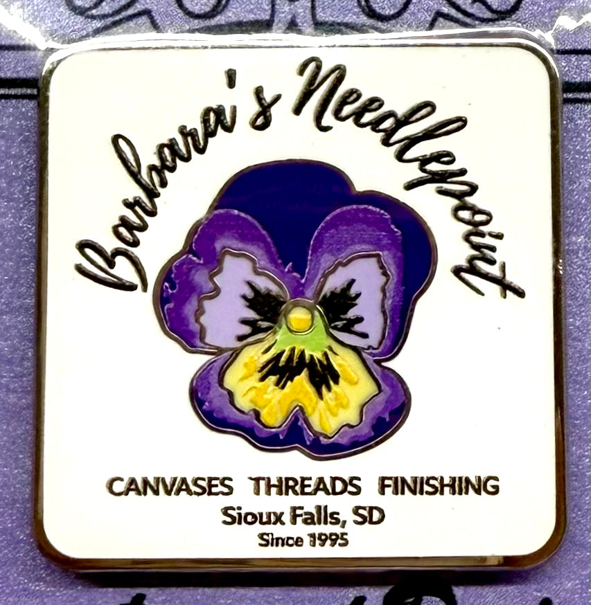 Barbaras Needlepoint Logo Needle Minder