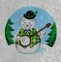 Snowman Playing the Banjo