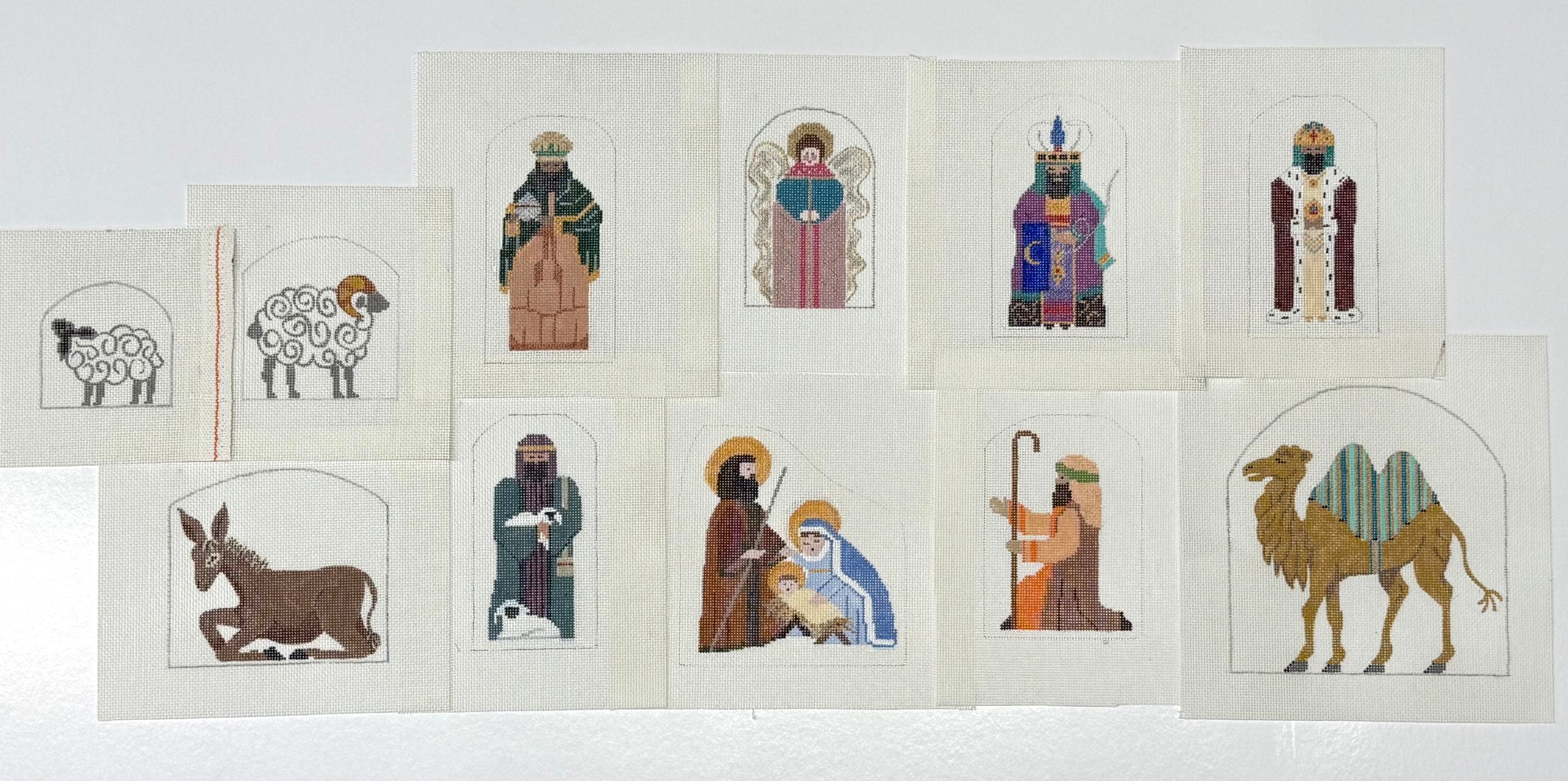 Vintage Nativity Set Artist Unknown