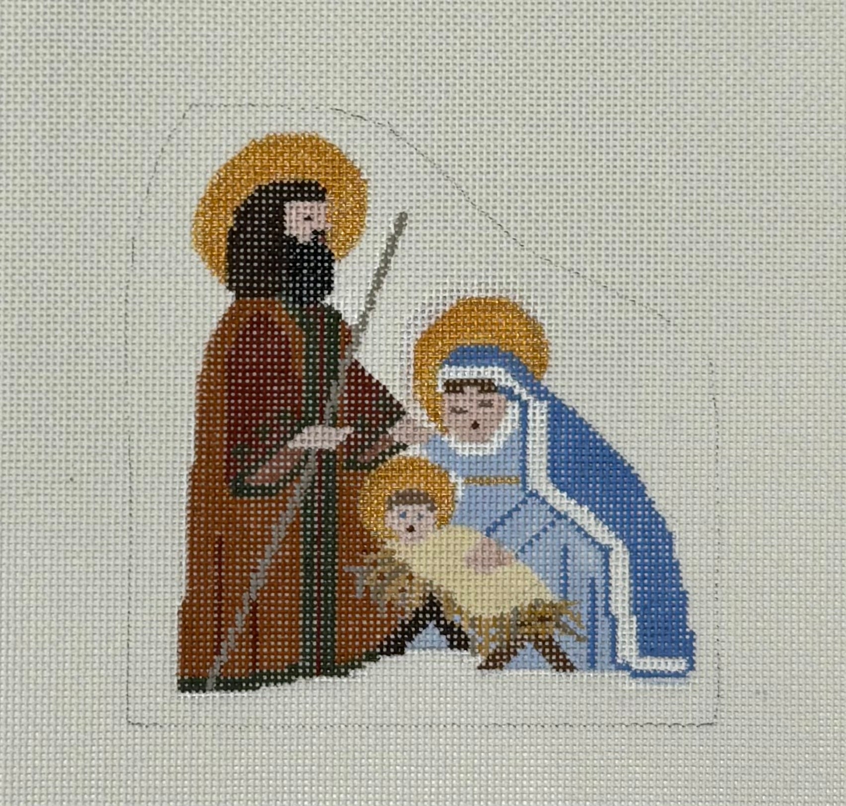 Vintage Nativity Set Artist Unknown