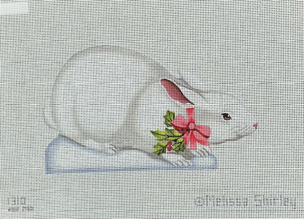 White Christmas Bunny