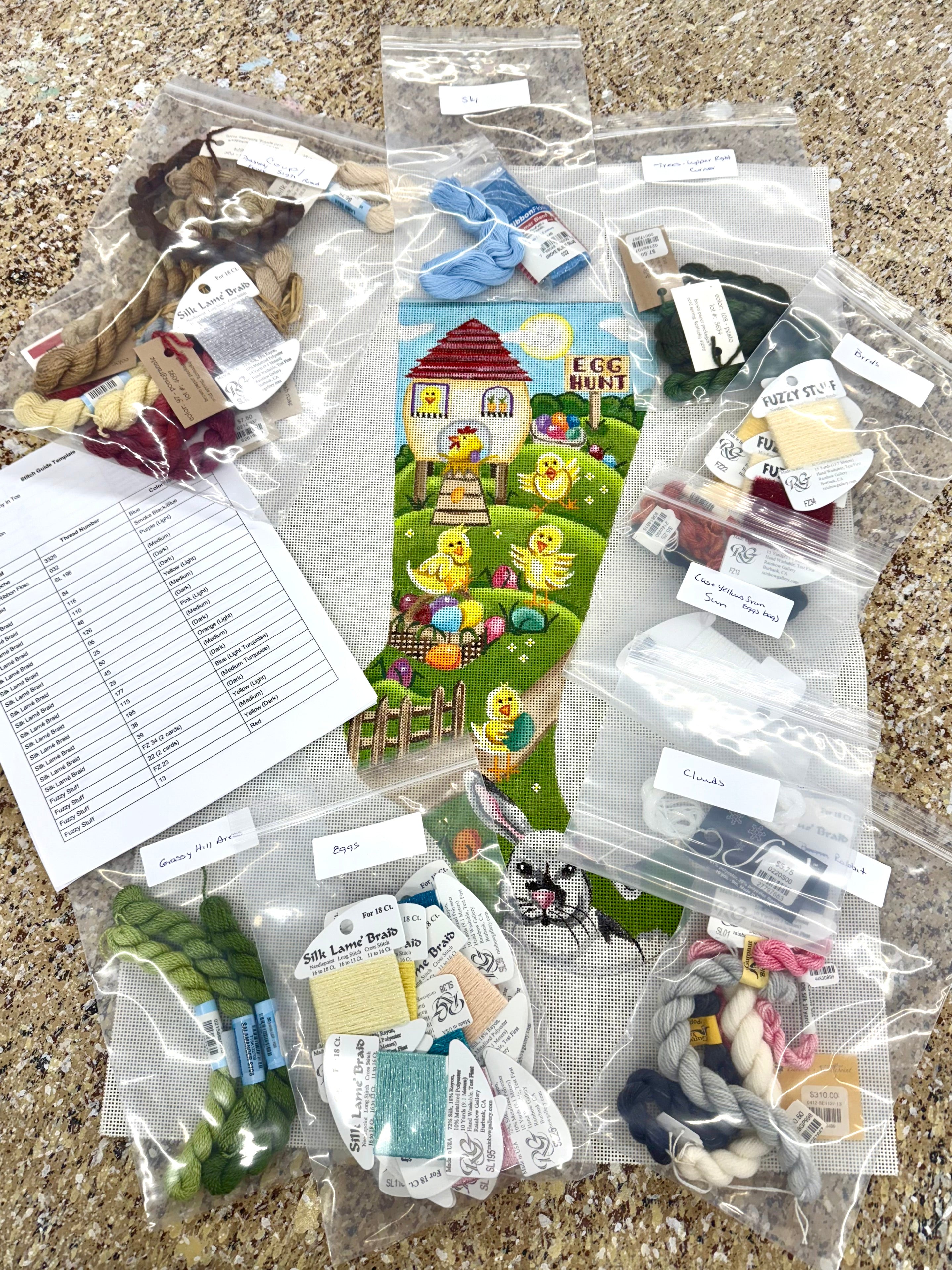 Cindy and Beth Egg Hunt Easter Stocking Kit