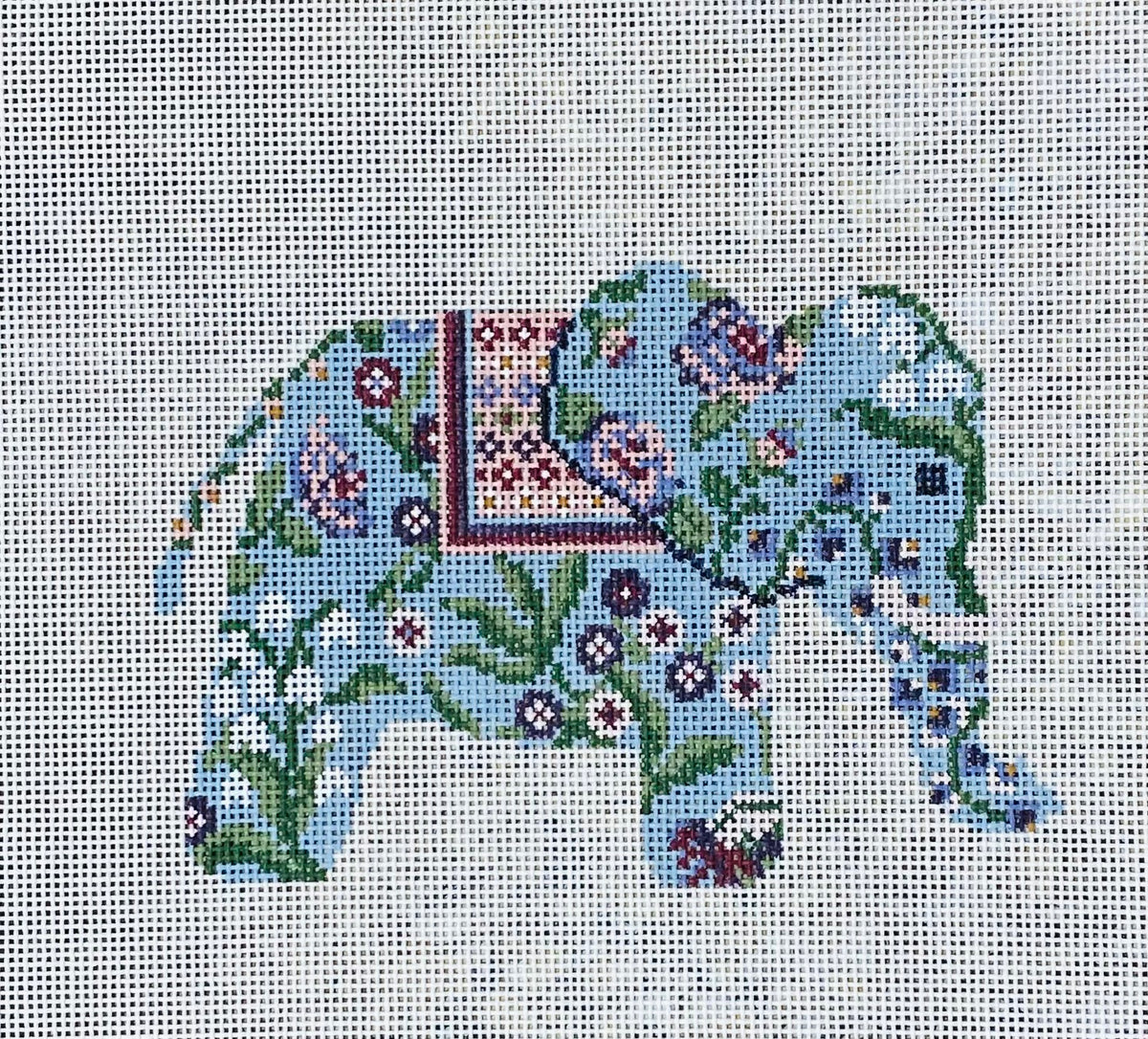Evie the Elephant Barbara's Needlepoint