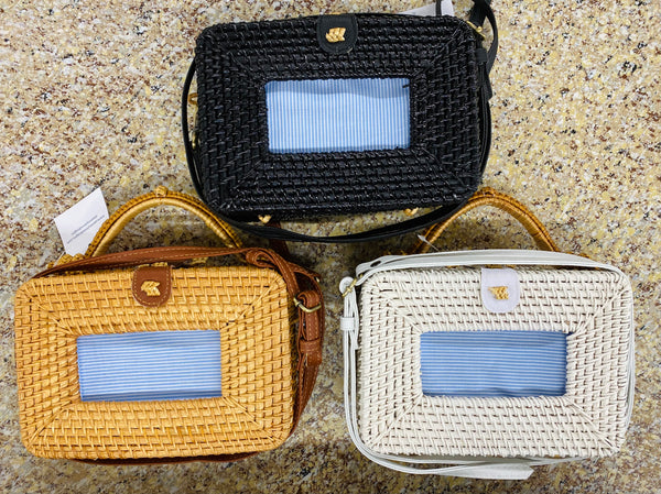 2 x 4 Wicker Bag