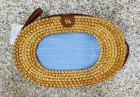Large Oval Wicker Bag