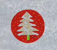 White Tree on Red