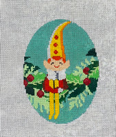 Yellow Hat Elf on Garland