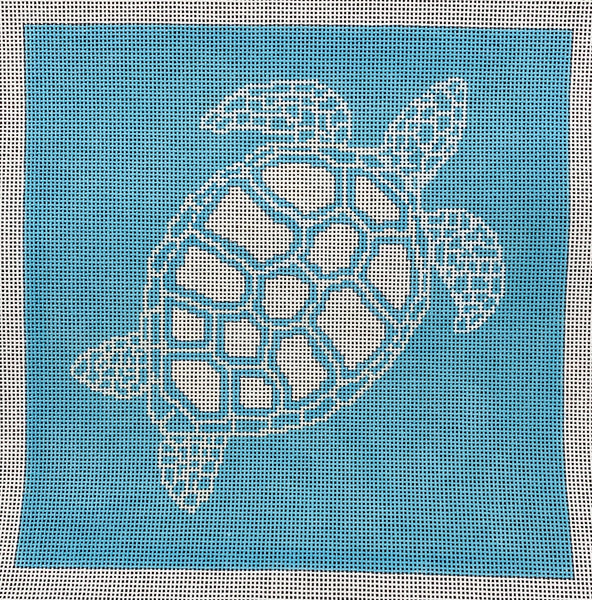 Turtle on Aqua