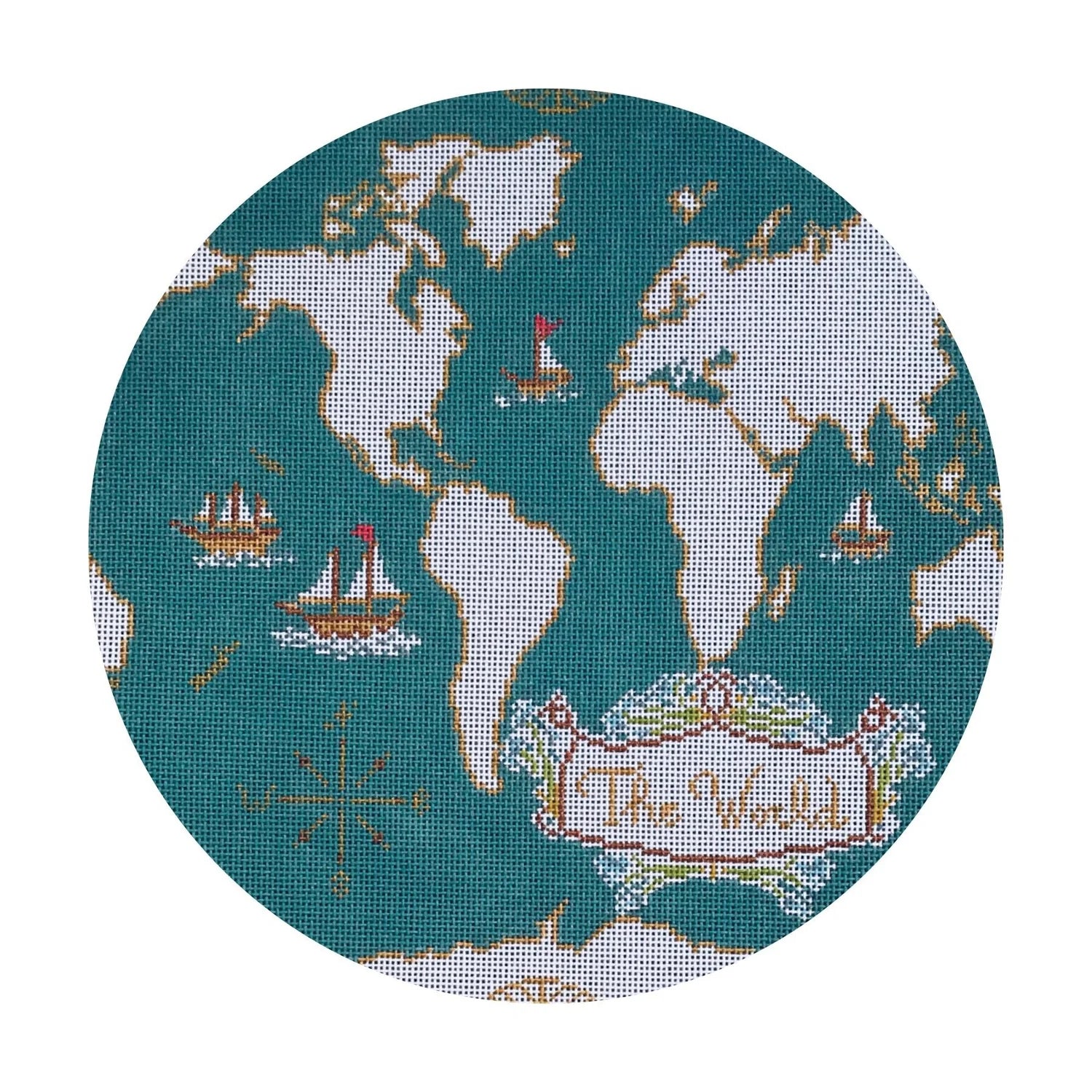 Plum Stitchery Atlas Pillow