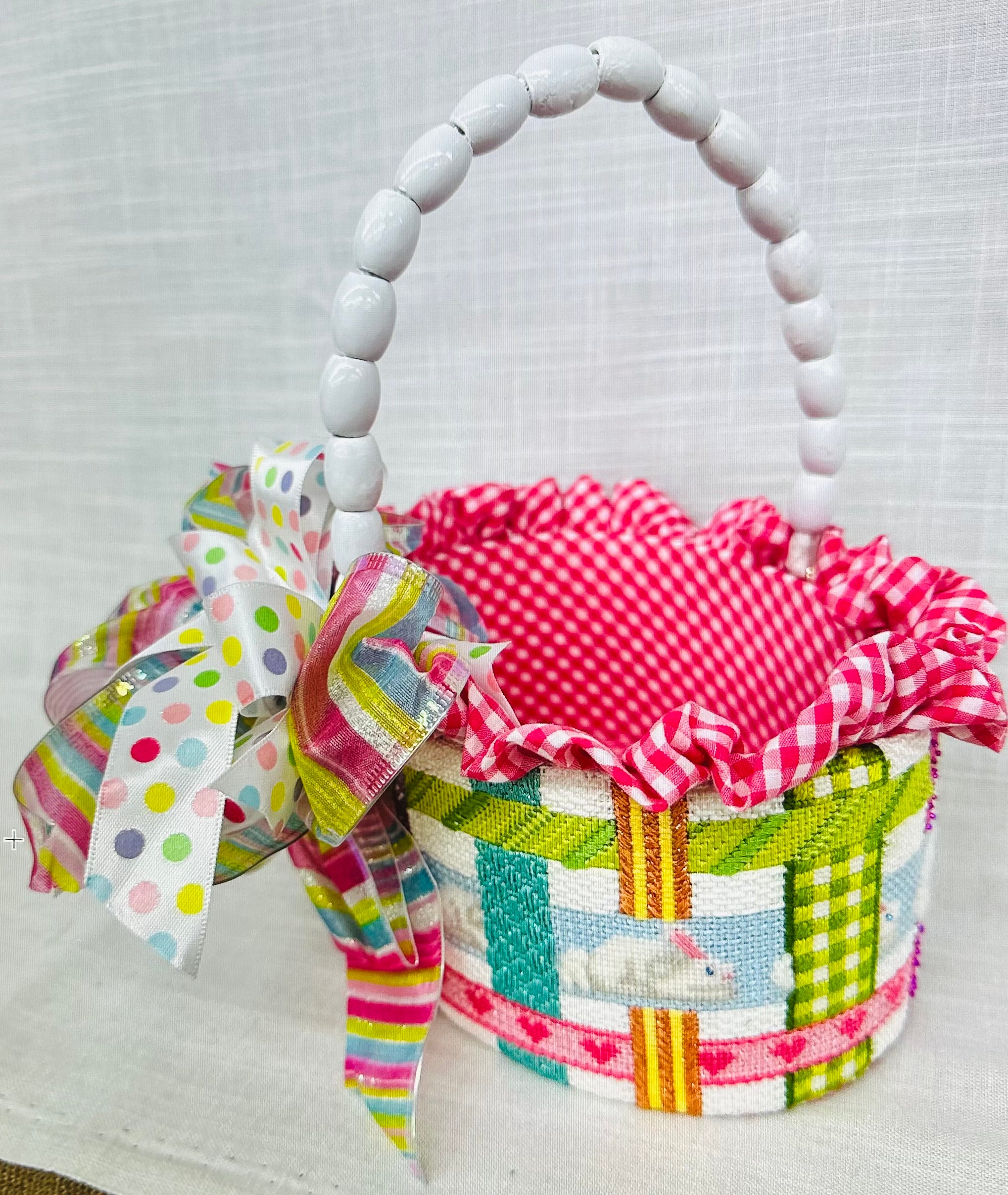 Kate Dickerson Thanksgiving/Fall Basket - Woven Ribbons*