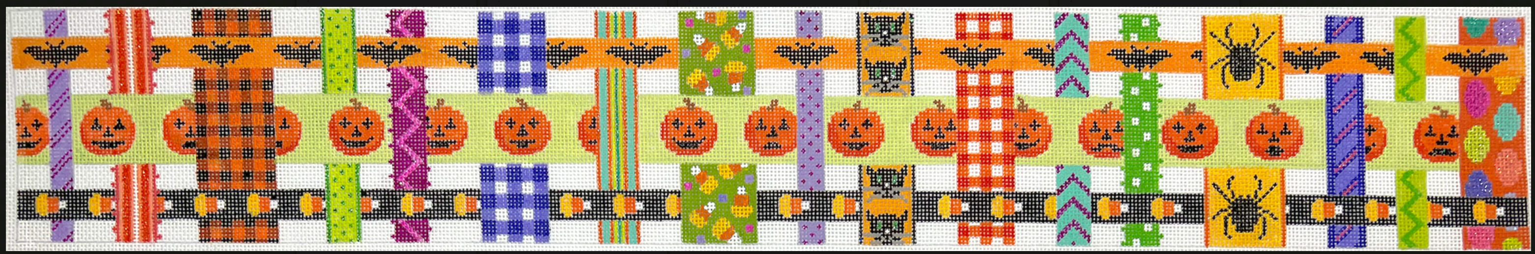 Kate Dickerson Halloween Basket - Woven Ribbons*