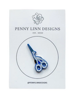 Blue Crane Scissors Needle Minder