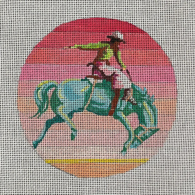 Colors of Praise Rodeo Cowboy – Barbara's Needlepoint