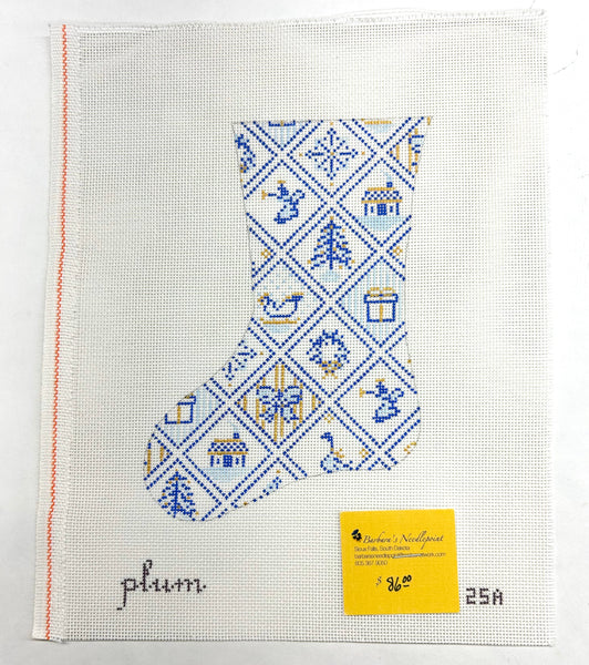 Blue and Gold mini stocking