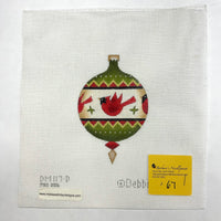 Cardinal Round Ornament
