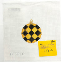 Black and Orange 2" orn