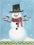 Snowman Birds Small Square