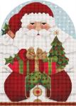 Christmas Tree Santa Small Dome