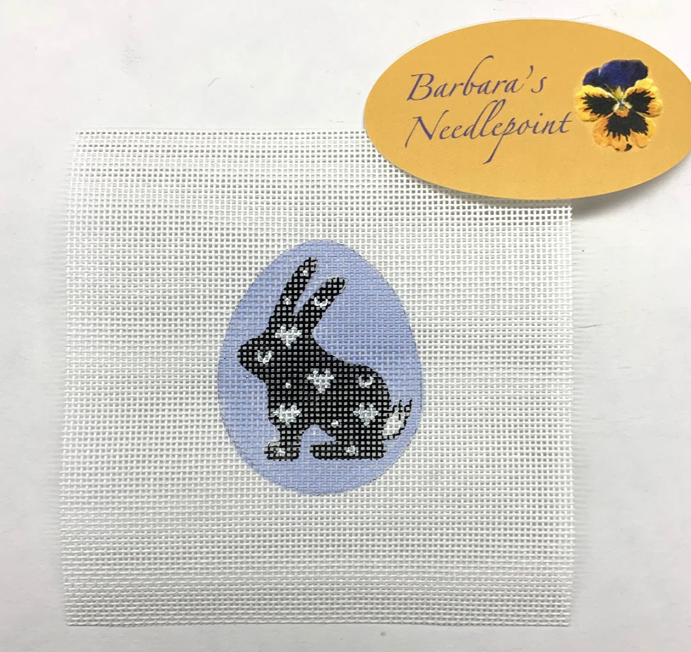 Cindy and Beth Black and White Bunny Egg Series