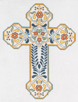 Cross Floral Italian