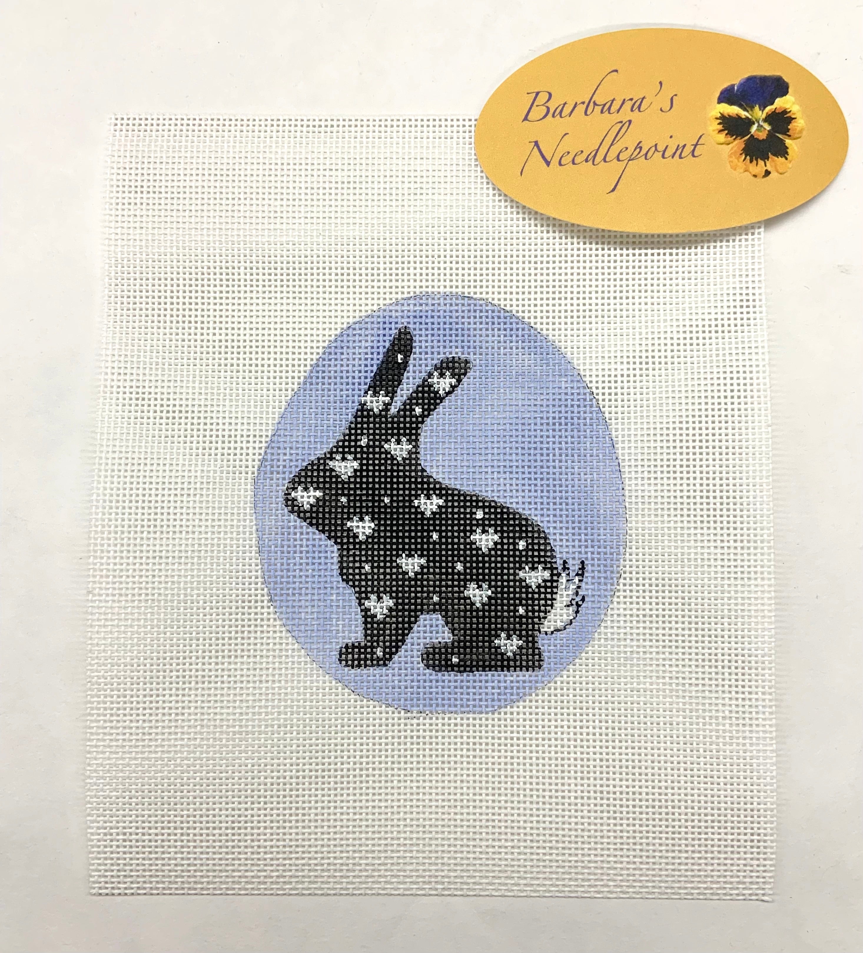 Cindy and Beth Black and White Bunny Egg Series