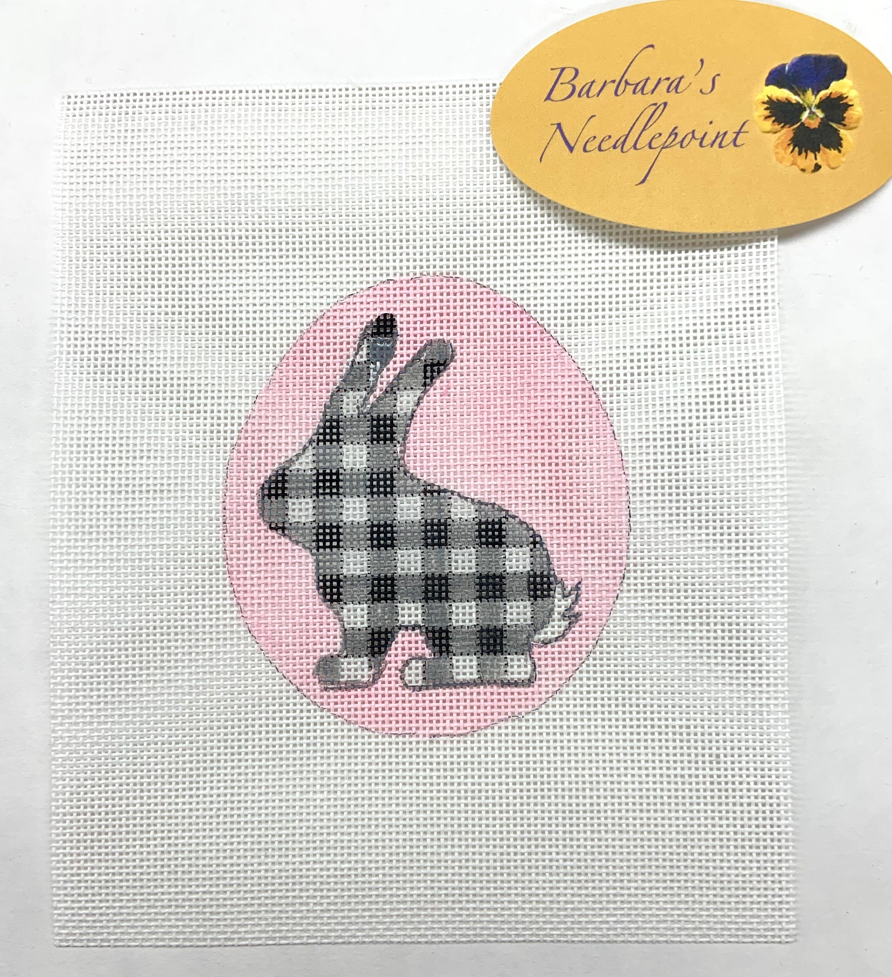 Cindy and Beth Black and White Bunny Egg Series