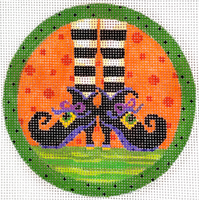 Witch's Feet 4" Round