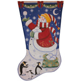 Christmas Penguins Stocking