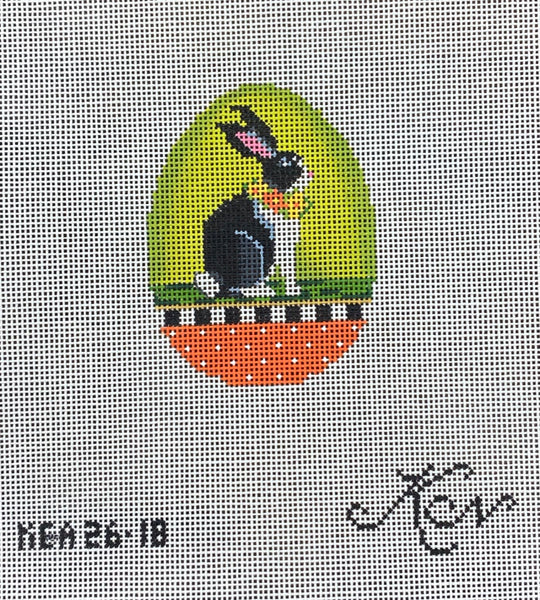 KEA2618 Chartreuse Mama Rabbit Egg