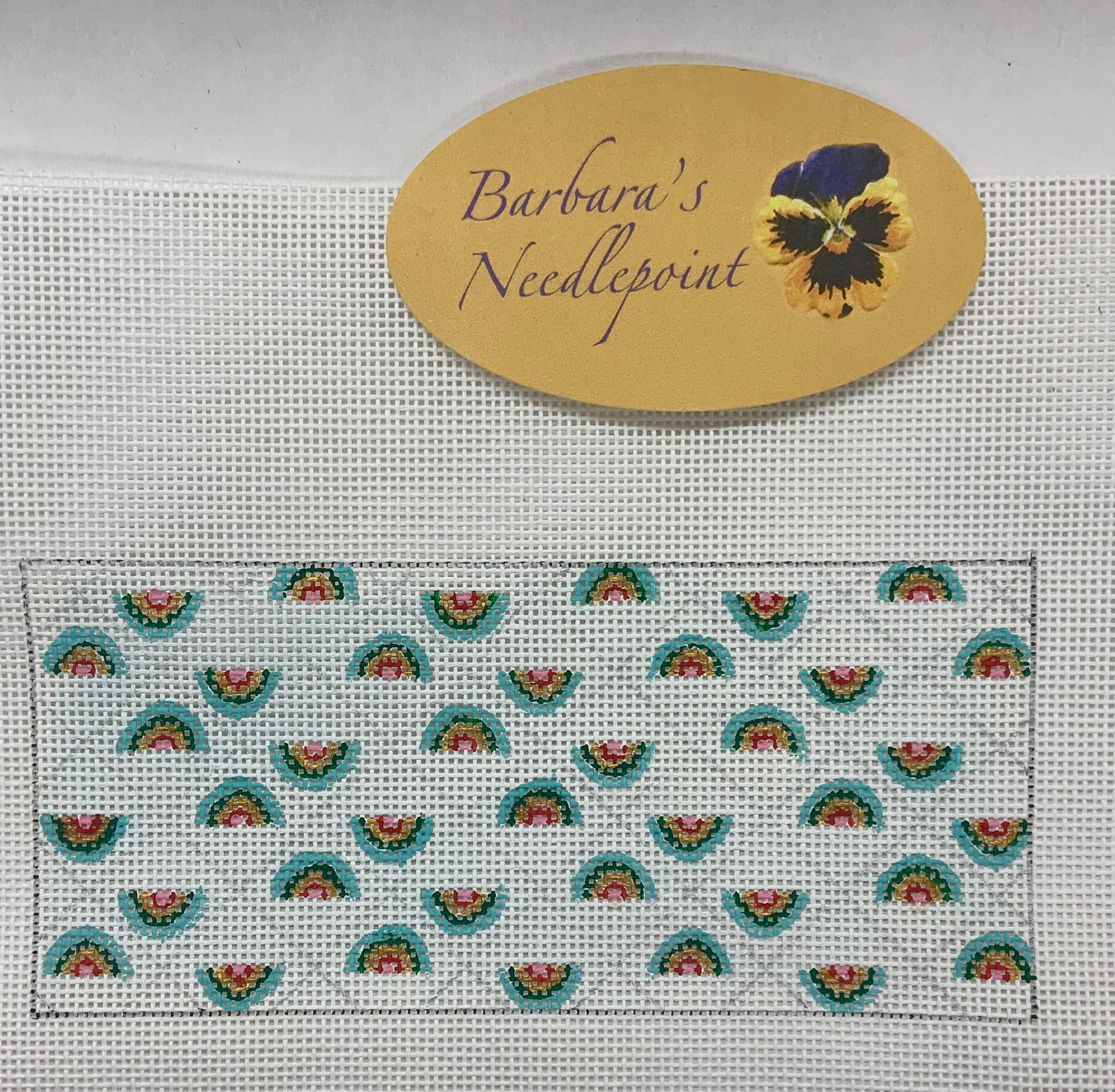 Barbara's Needlepoint Clutch Wallet Insert*