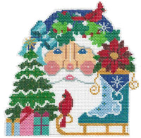 Elegant Santa Head