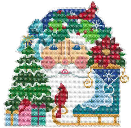 Elegant Santa Head