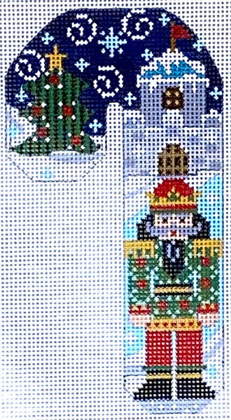 Green and Red Nutcracker Candy Cane