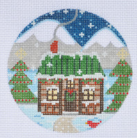 Log Cabin Ornament