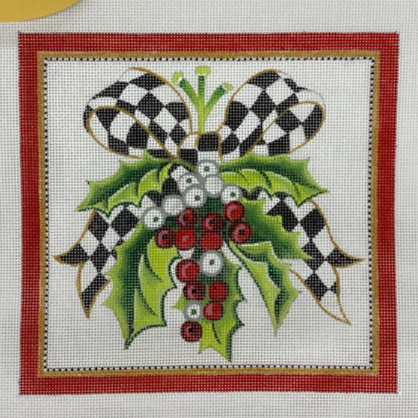Cindy and Beth Hollies and Berries Bow