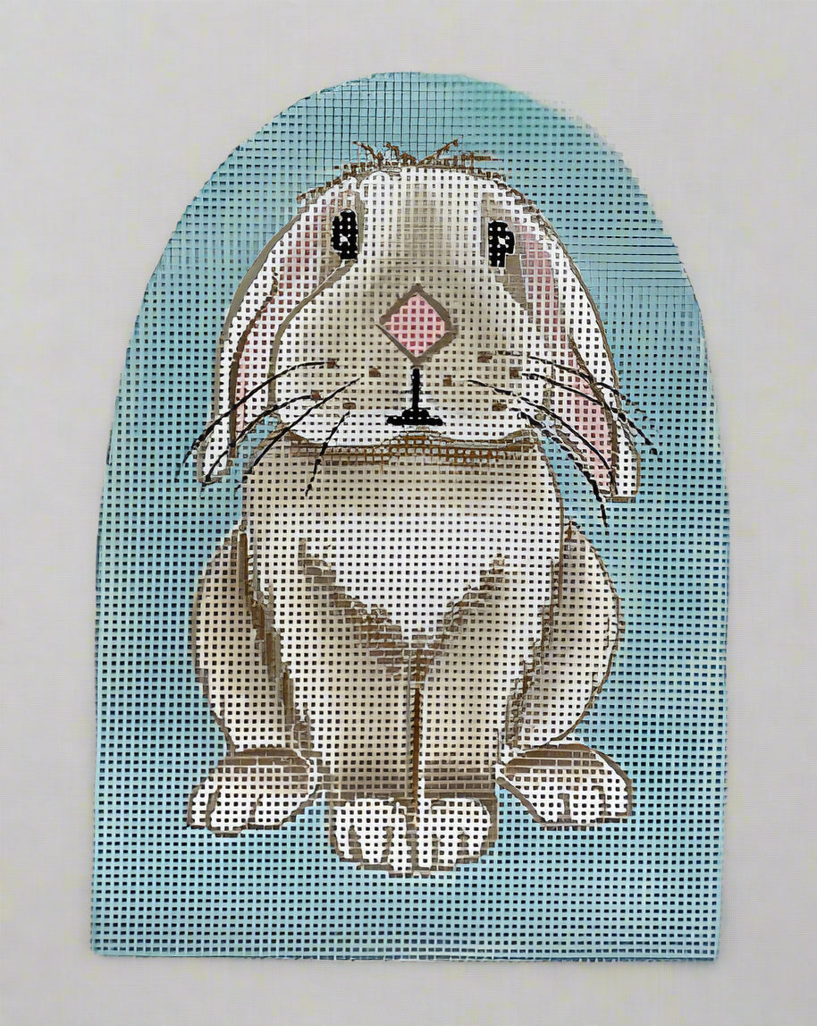 Cindy and Beth Lop Eared Bunny Rabbit – Barbara's Needlepoint