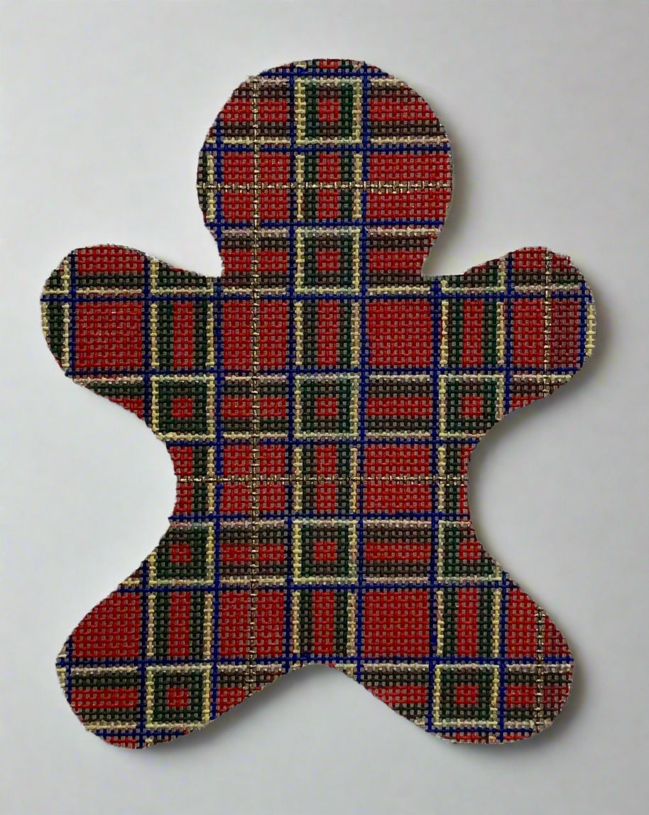 Cindy and Beth Plaid Christmas Figures