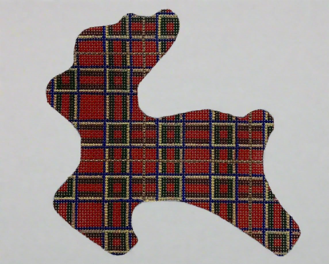 Cindy and Beth Plaid Christmas Figures